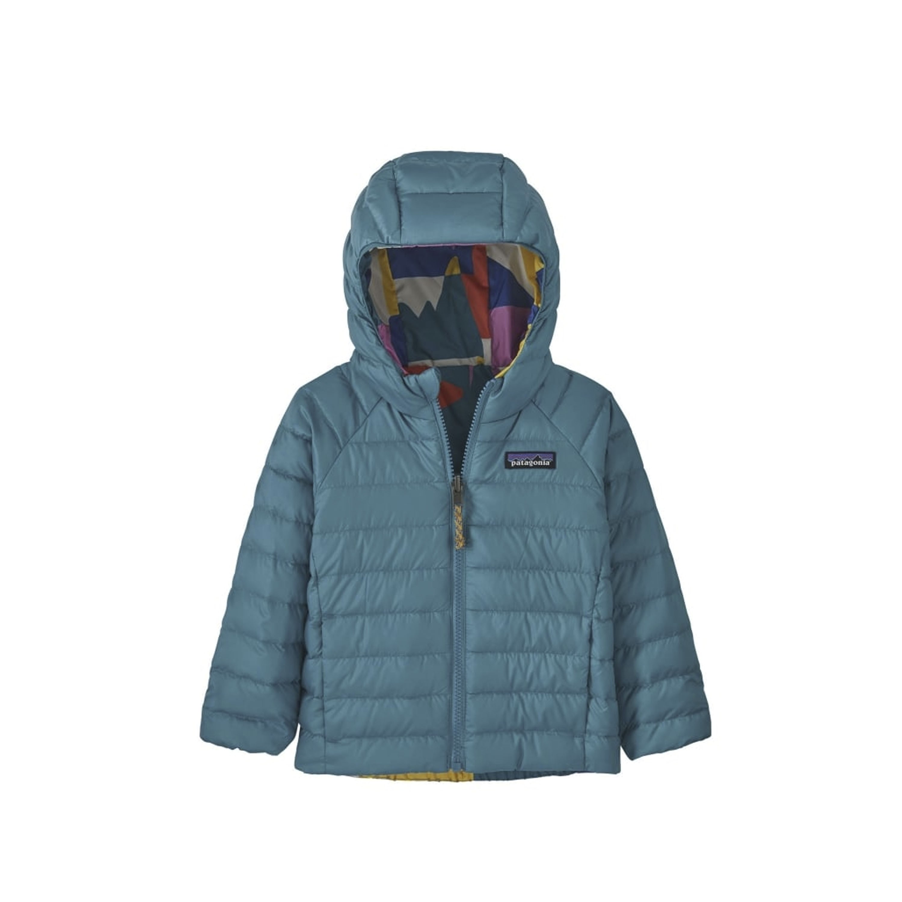 Patagonia Kids 베이비 파타고니아 리버서블 다운 스웨터 후디