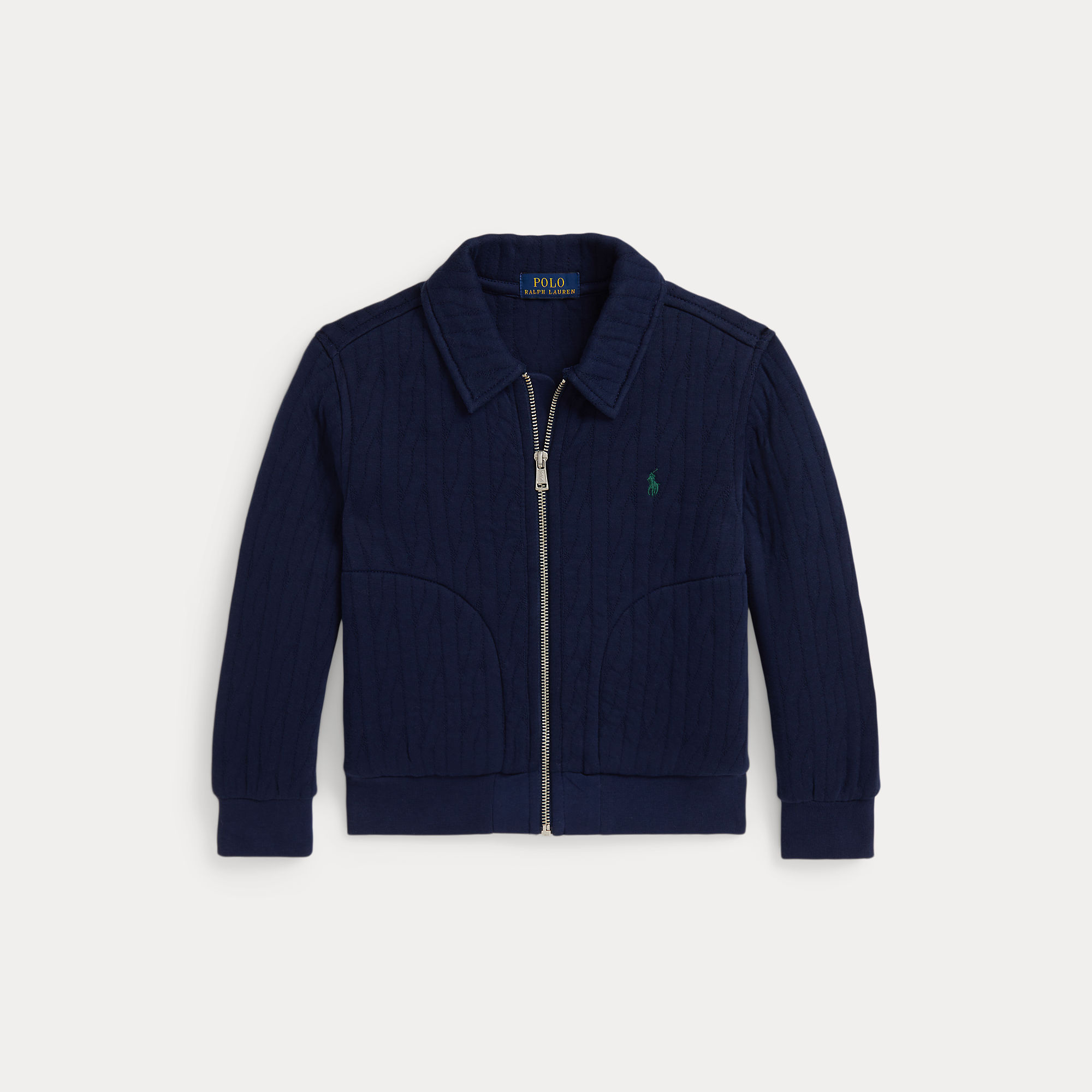 Ralph Lauren Kids 케이블 퀼팅 재킷