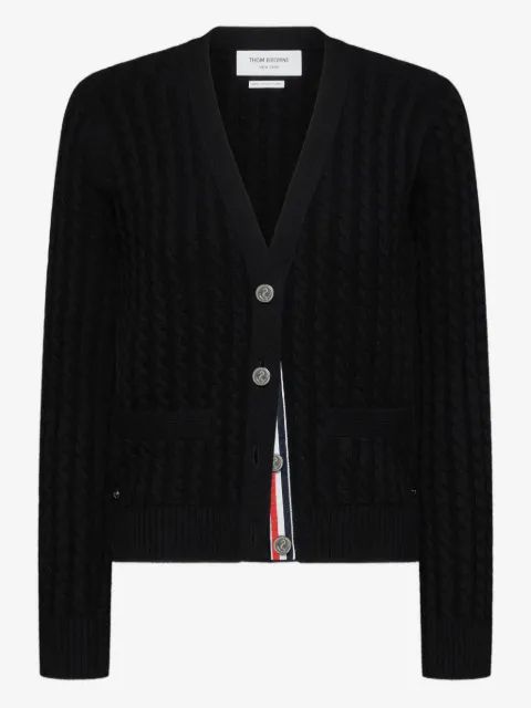 THOM BROWNE 케이블 니트 가디건