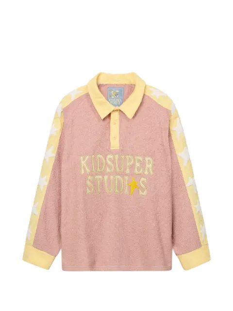 KIDSUPER 스타스 컬러블록 폴로 셔츠