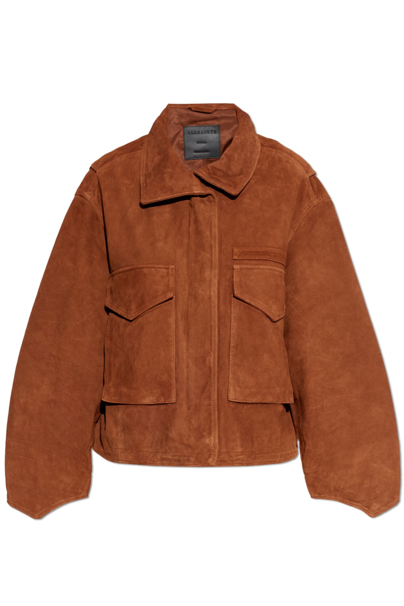 All Saints 스웨이드 자켓 클레이