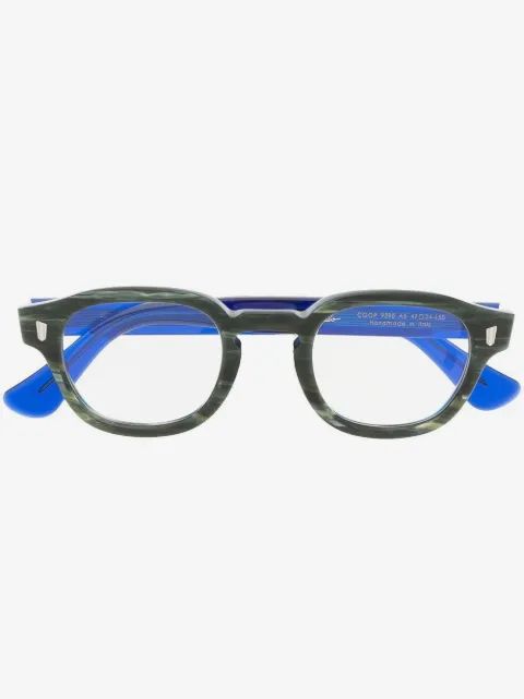 CUTLER AND GROSS 투톤 라운드 안경