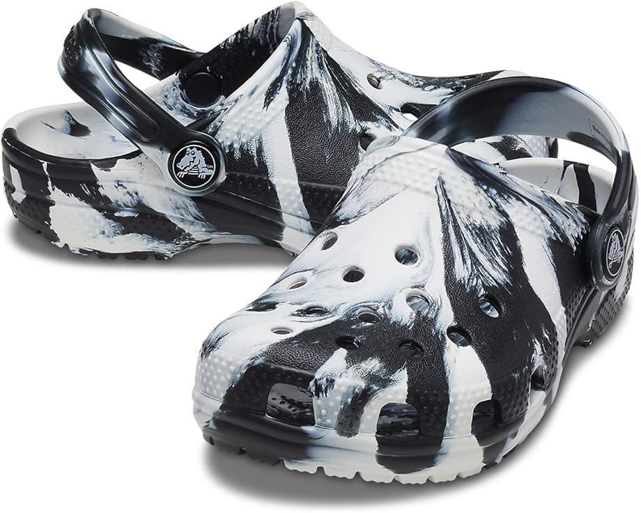 Crocs Kids 클래식 마블 타이다이 클로그
