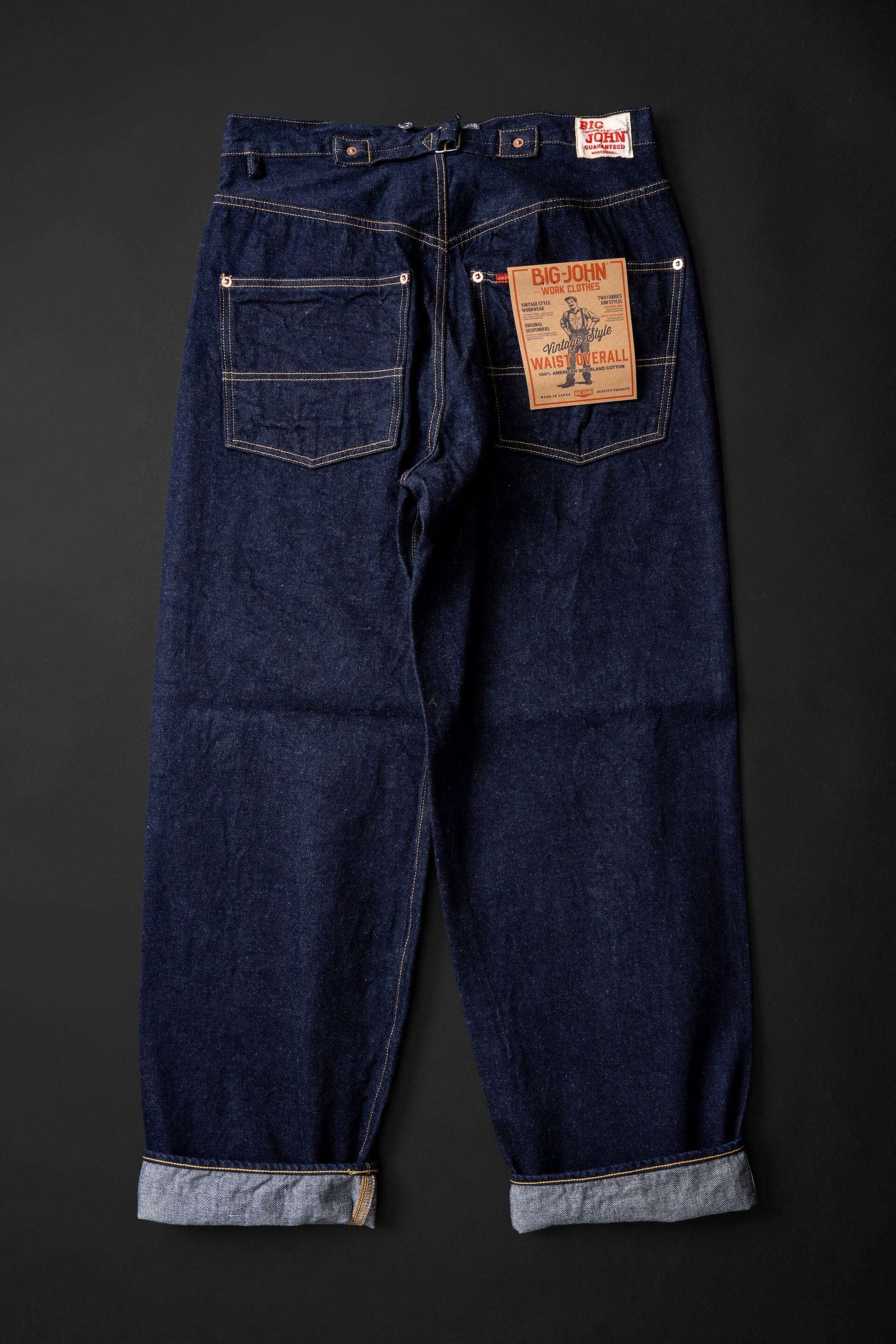 BIG JOHN M101S 14oz 시 아일랜드 웨이스트 오버올