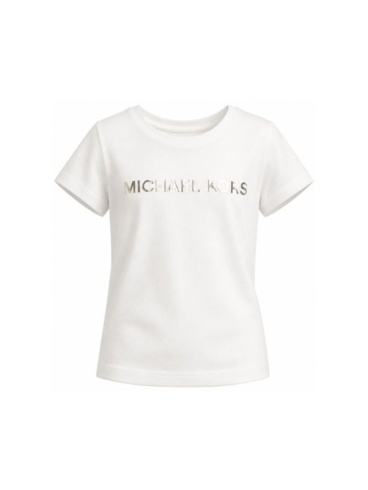 Michael Kors Kids 로고 프린트 크루넥 티셔츠