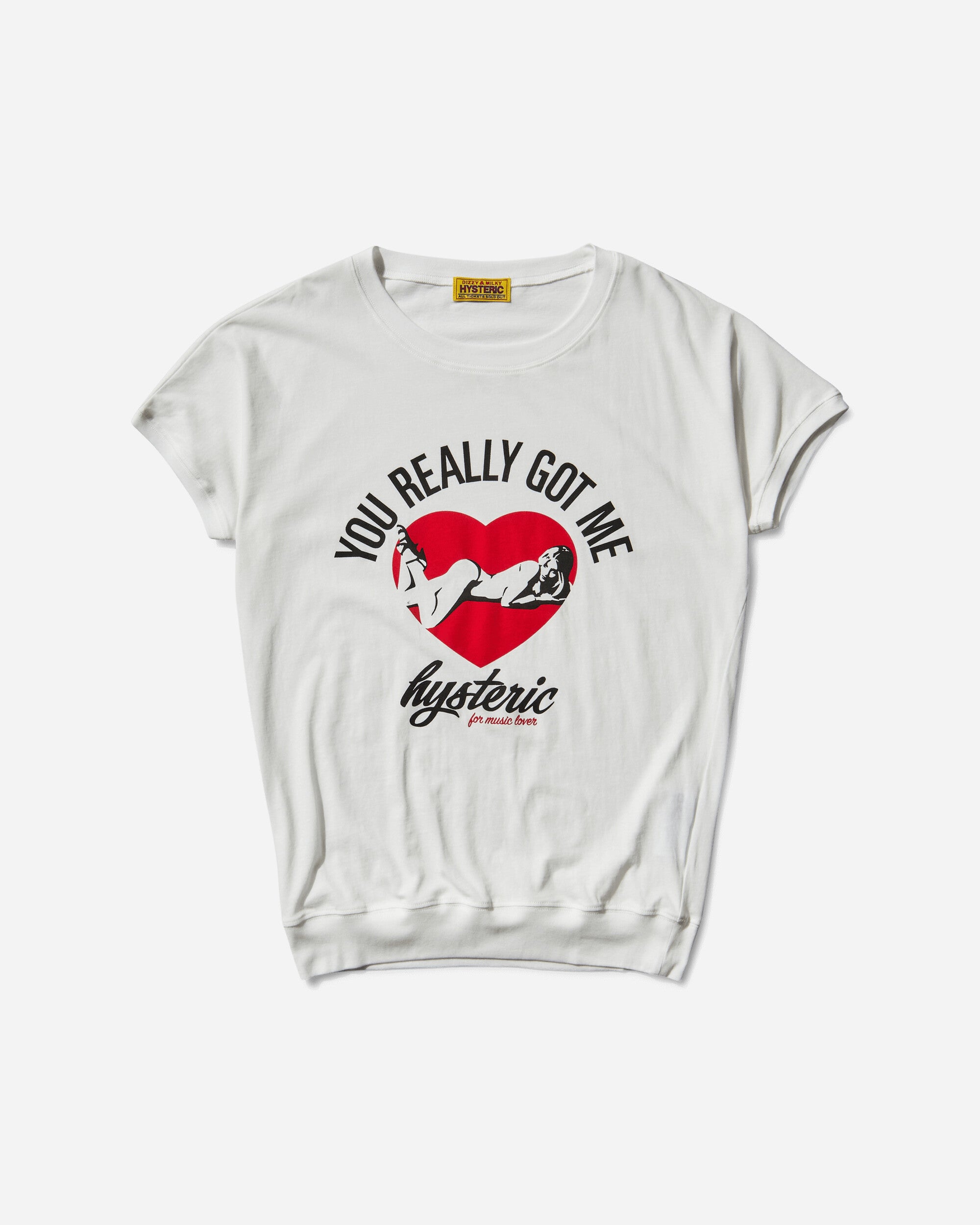 HYSTERIC GLAMOUR 뮤지션 음악 애호가 티셔츠