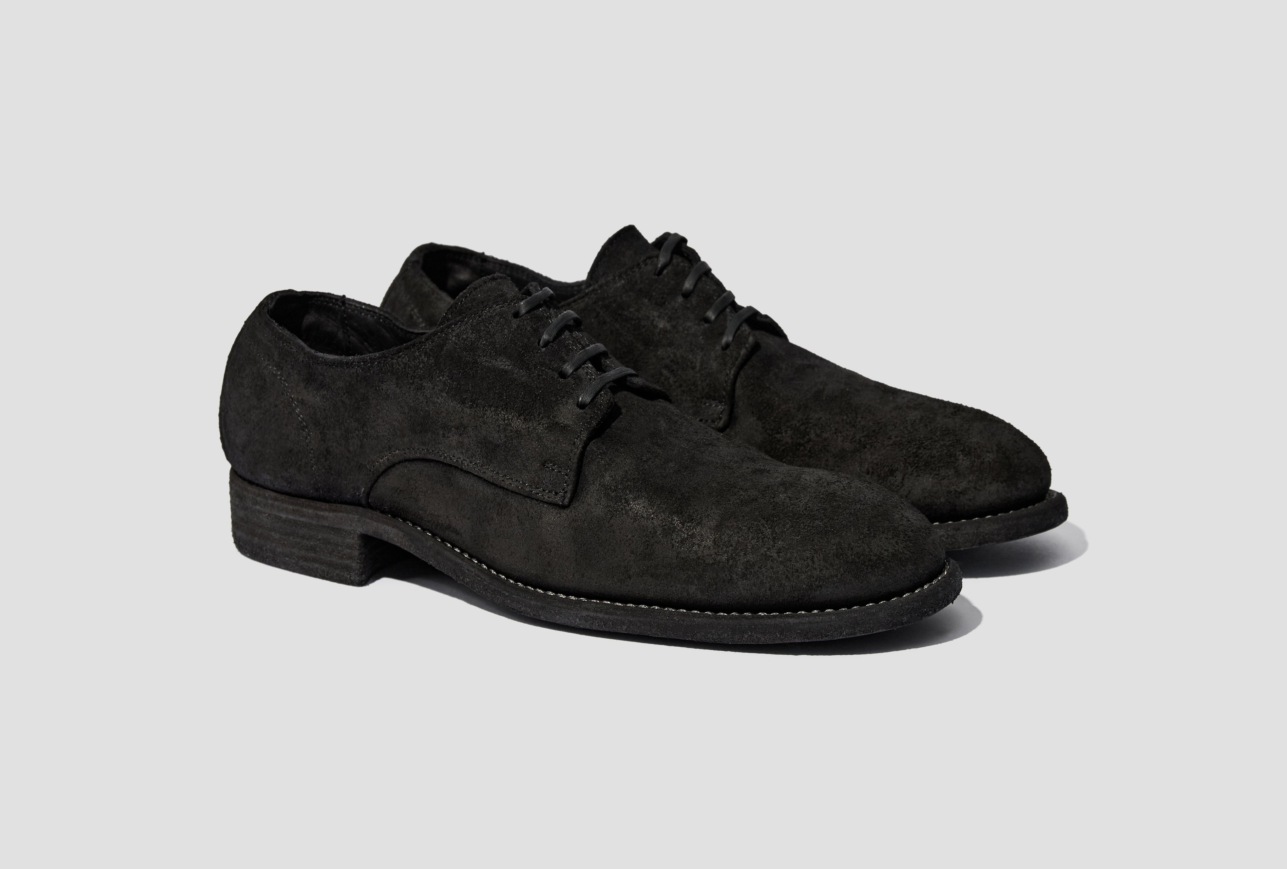 GUIDI 클래식 더비 호스 리버스 CV 솔 레더 992X