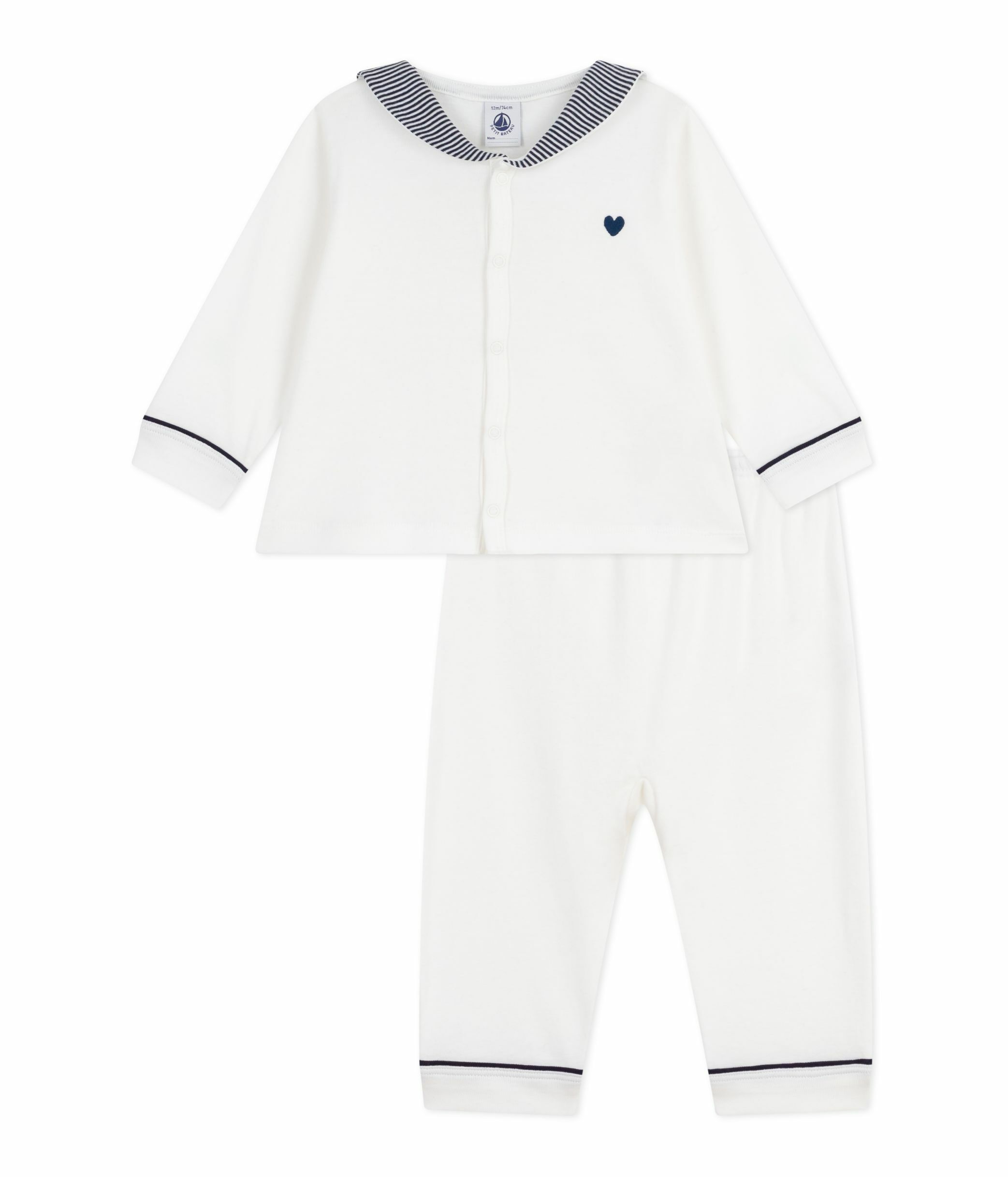 PETIT BATEAU KIDS 2피스 베이비 세트