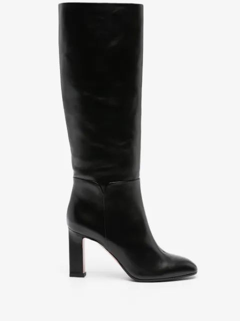 AQUAZZURA 셀리에 85mm 가죽 무릎 부츠