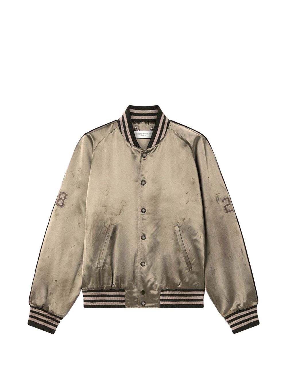 GOLDEN GOOSE 새틴 봄버 자켓