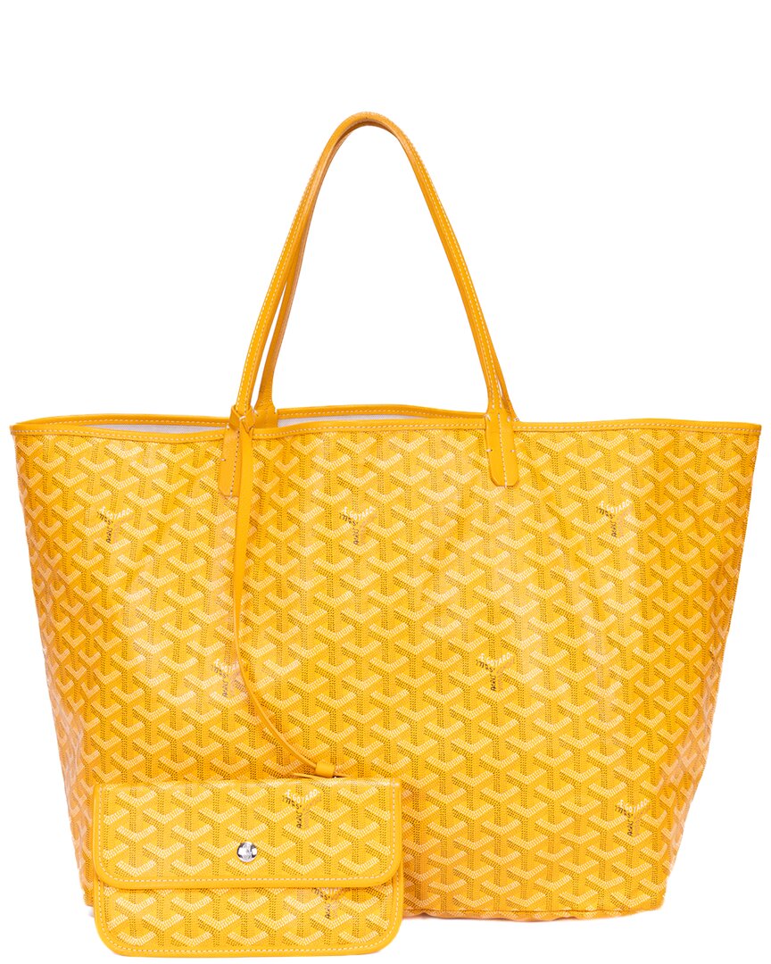 GOYARD 옐로우 이네 가죽 생 루이
