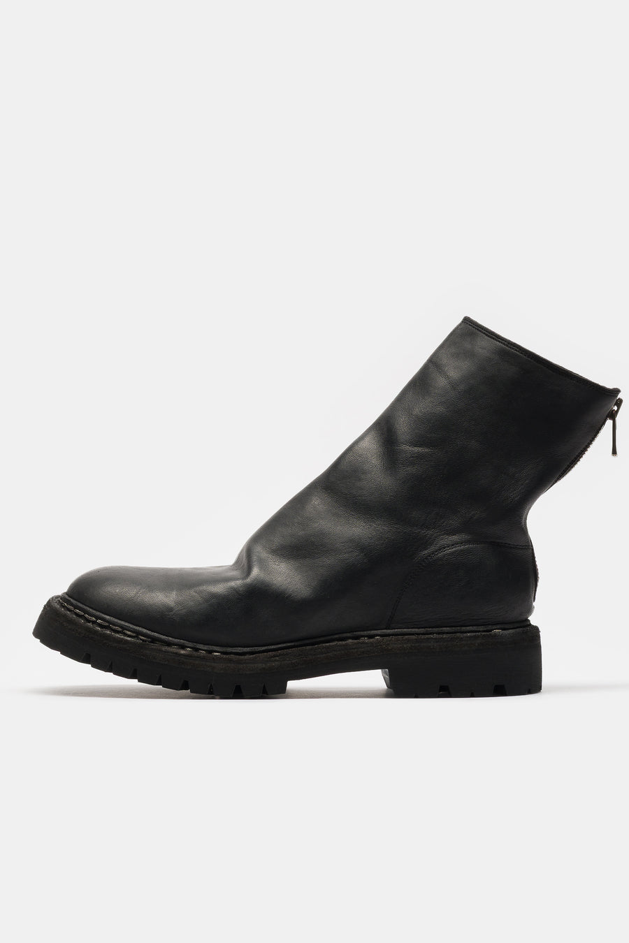 GUIDI 796V N 말 가죽 백 지퍼 부츠