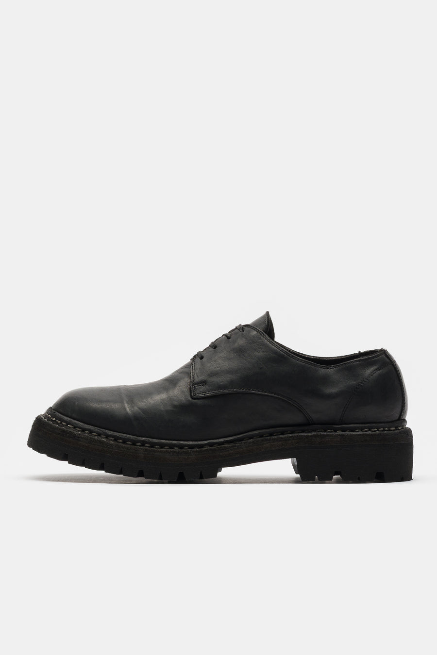 GUIDI 792V_N 말 가죽 더비 슈즈