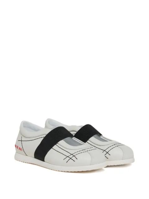 Marni Kids 스티칭 스니커즈