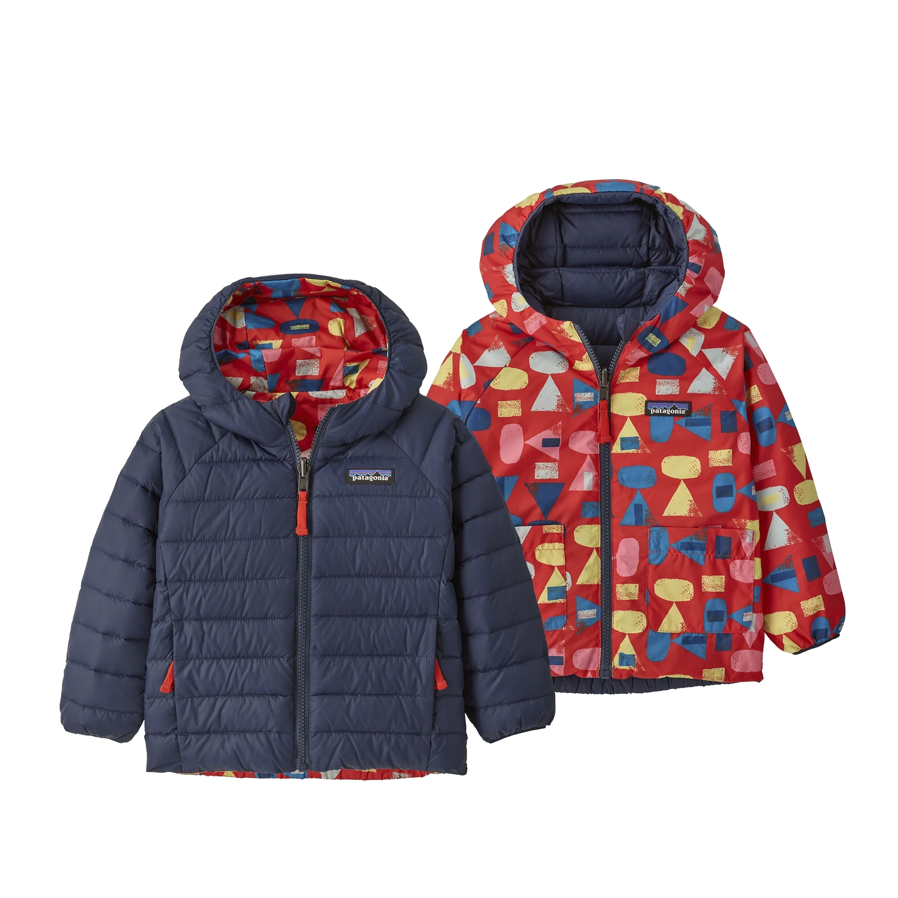 Patagonia Kids 베이비 파타고니아 리버서블 다운 스웨터 후디
