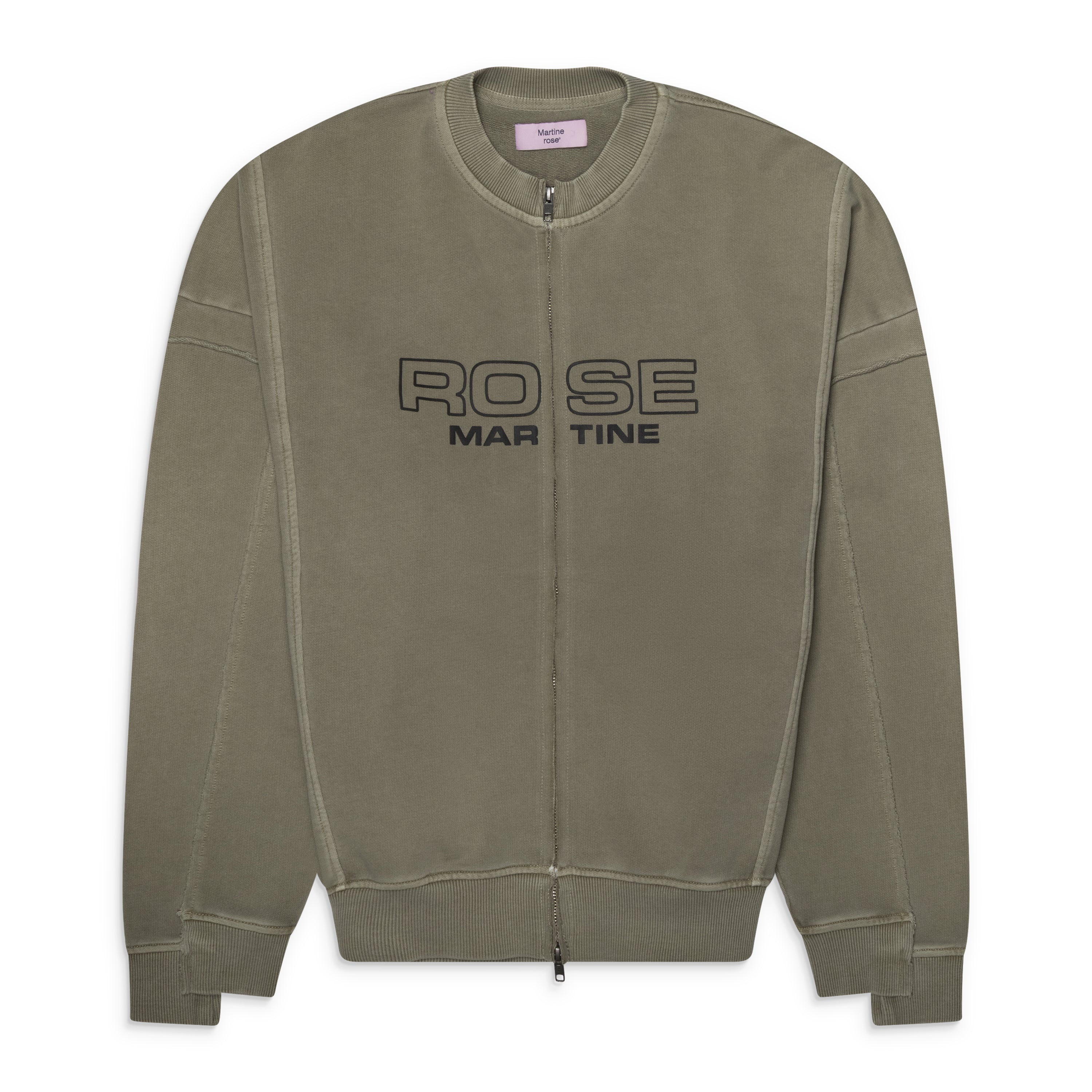 MARTINE ROSE 집업 크루넥 그린