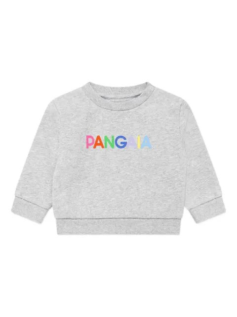 Pangaia Kids 로고 그래픽 스웨트셔츠