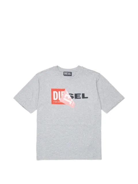 Diesel Kids 로고 프린트 티셔츠