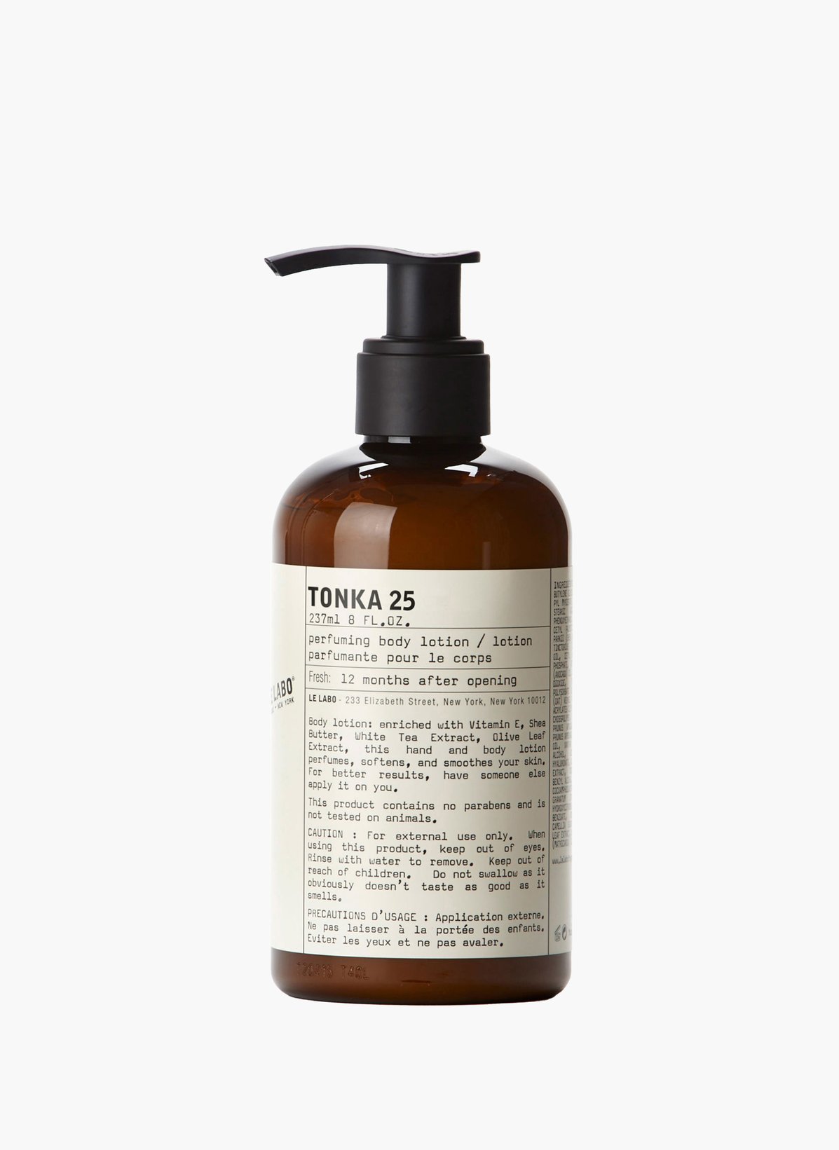 LE LABO 톤카 25 바디 로션