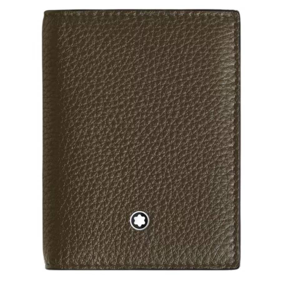 MONTBLANC 그레인 가죽 4cc 카드 홀더
