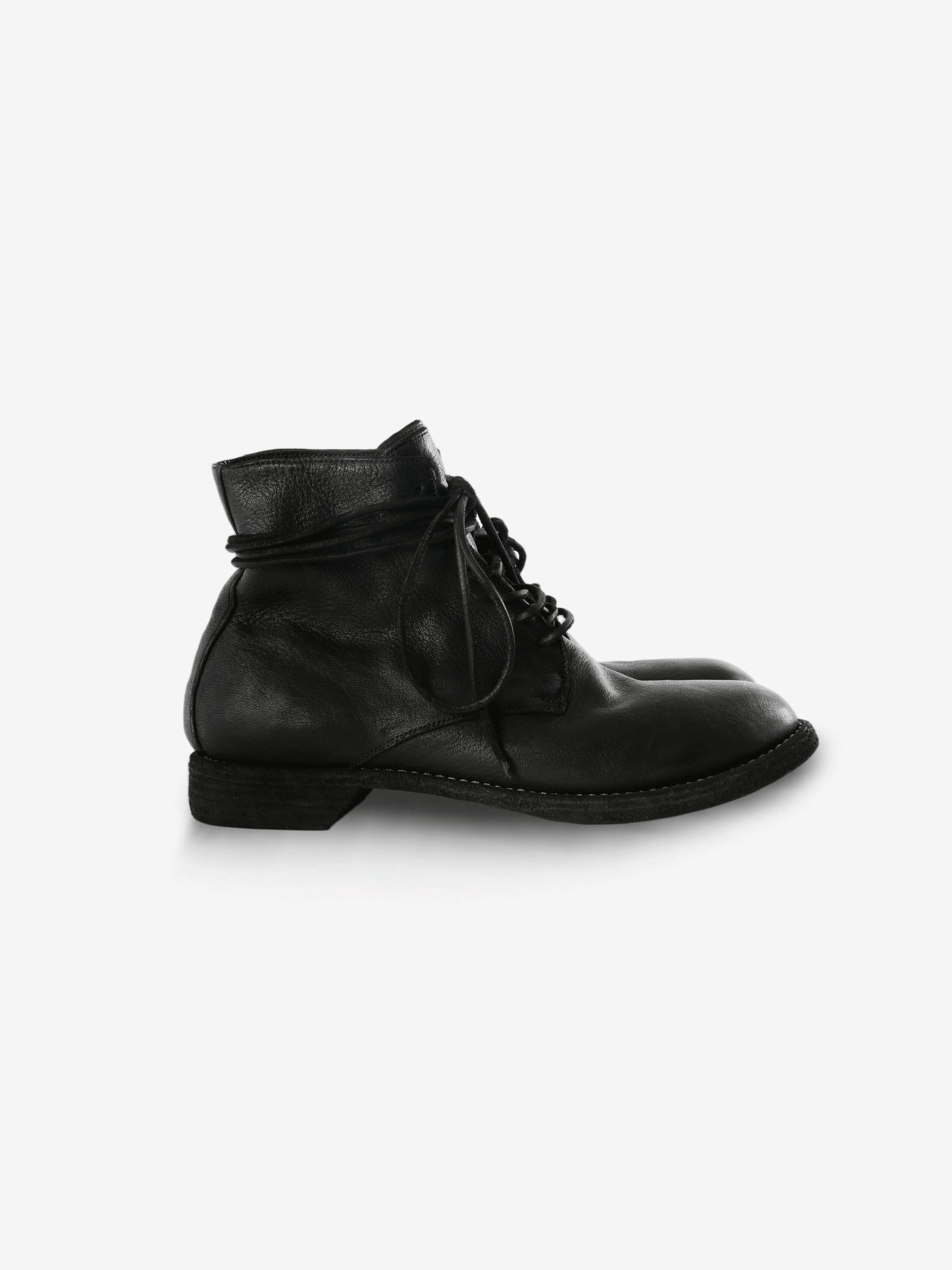 GUIDI 남성 5305N 염소 가죽 풀 그레인 부츠