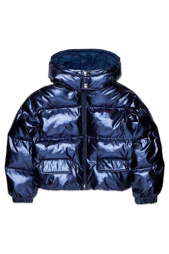 Marni Kids 후드 퀼팅 다운 자켓