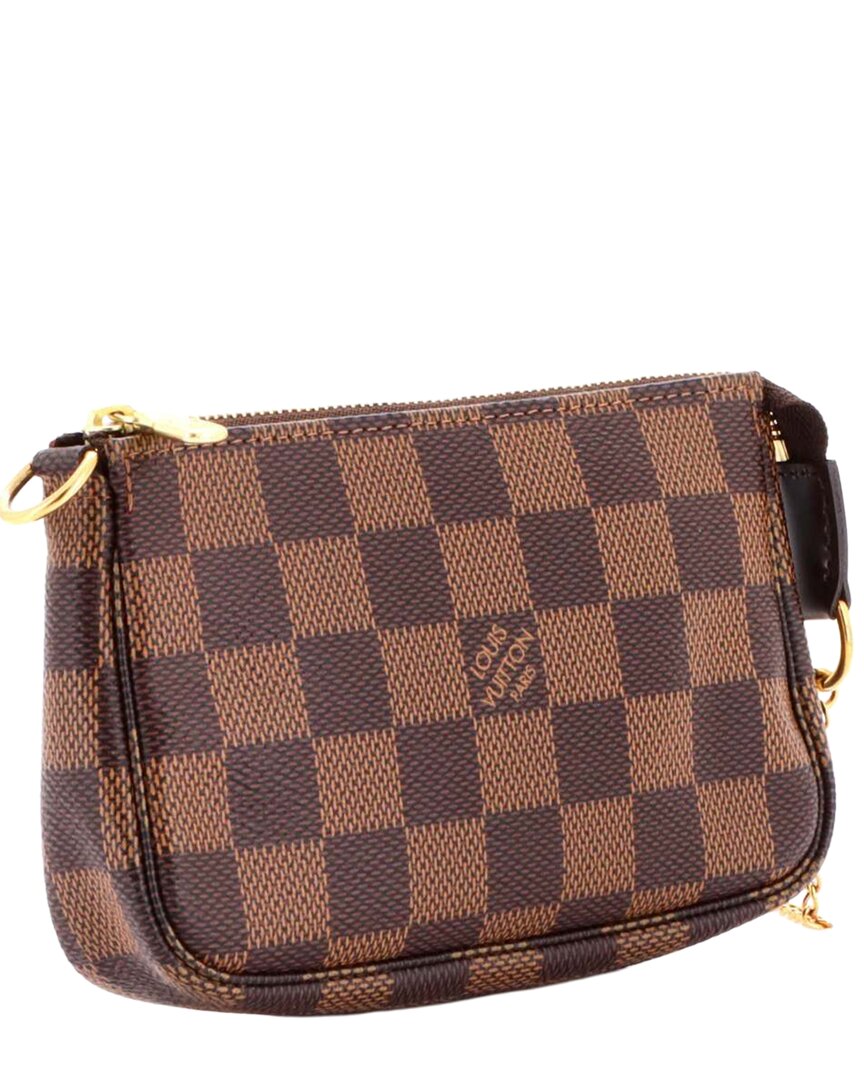 LOUIS VUITTON 브라운 다미에 에벤 포쉐트 악세수아르 미니