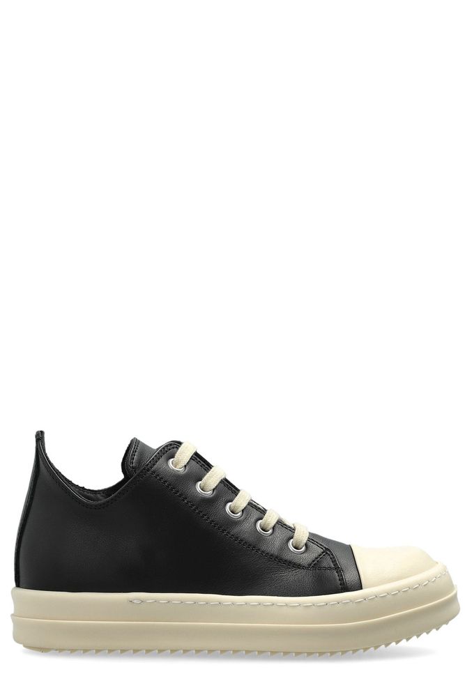 Rick Owens Kids 로우탑 레이스업 스니커즈