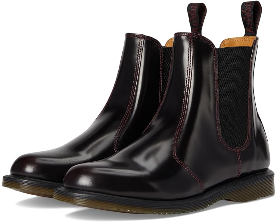 DR. MARTENS 플로라 가죽 첼시 부츠