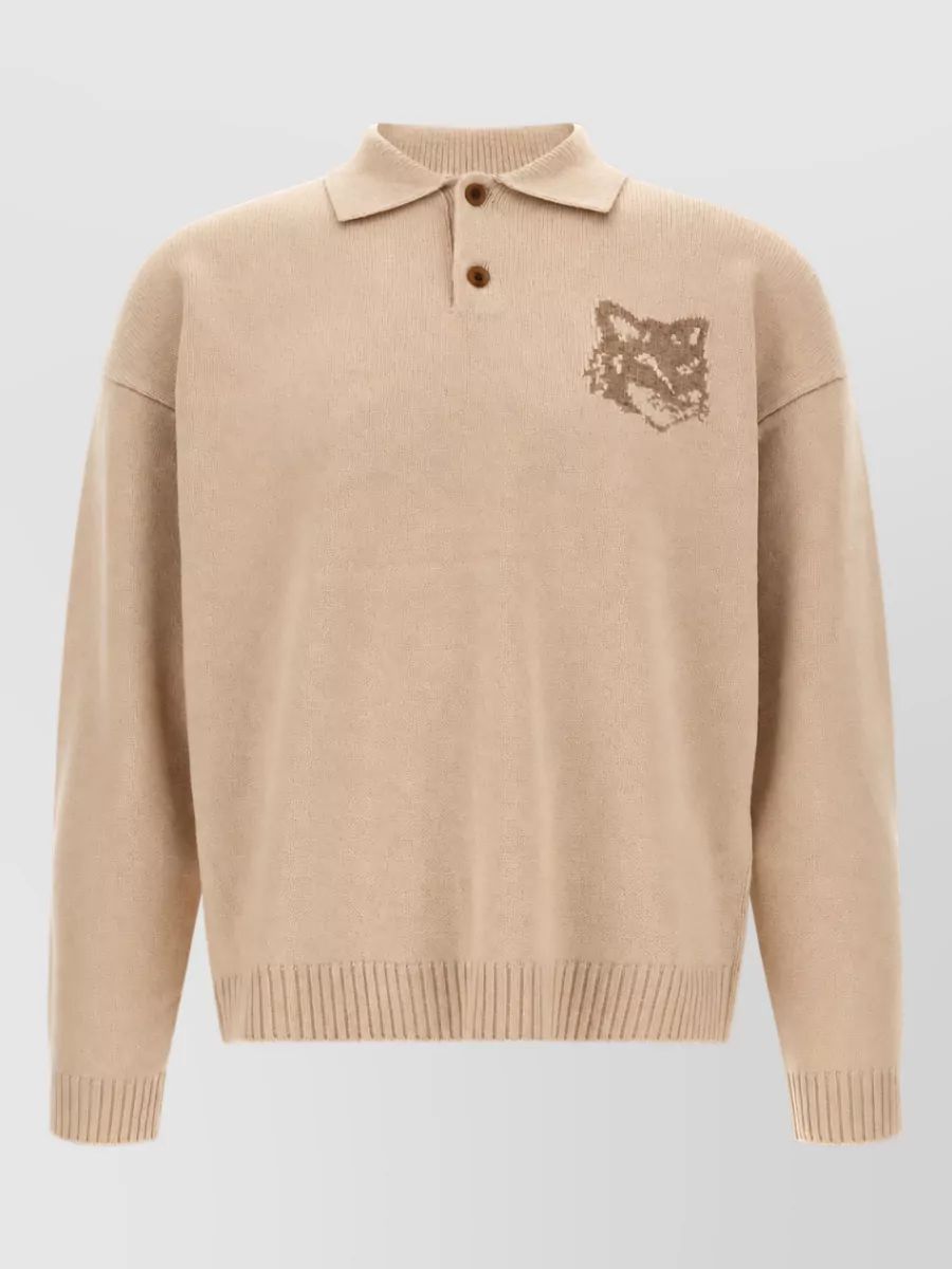 MAISON KITSUNÉ 울 민소매 스웨터