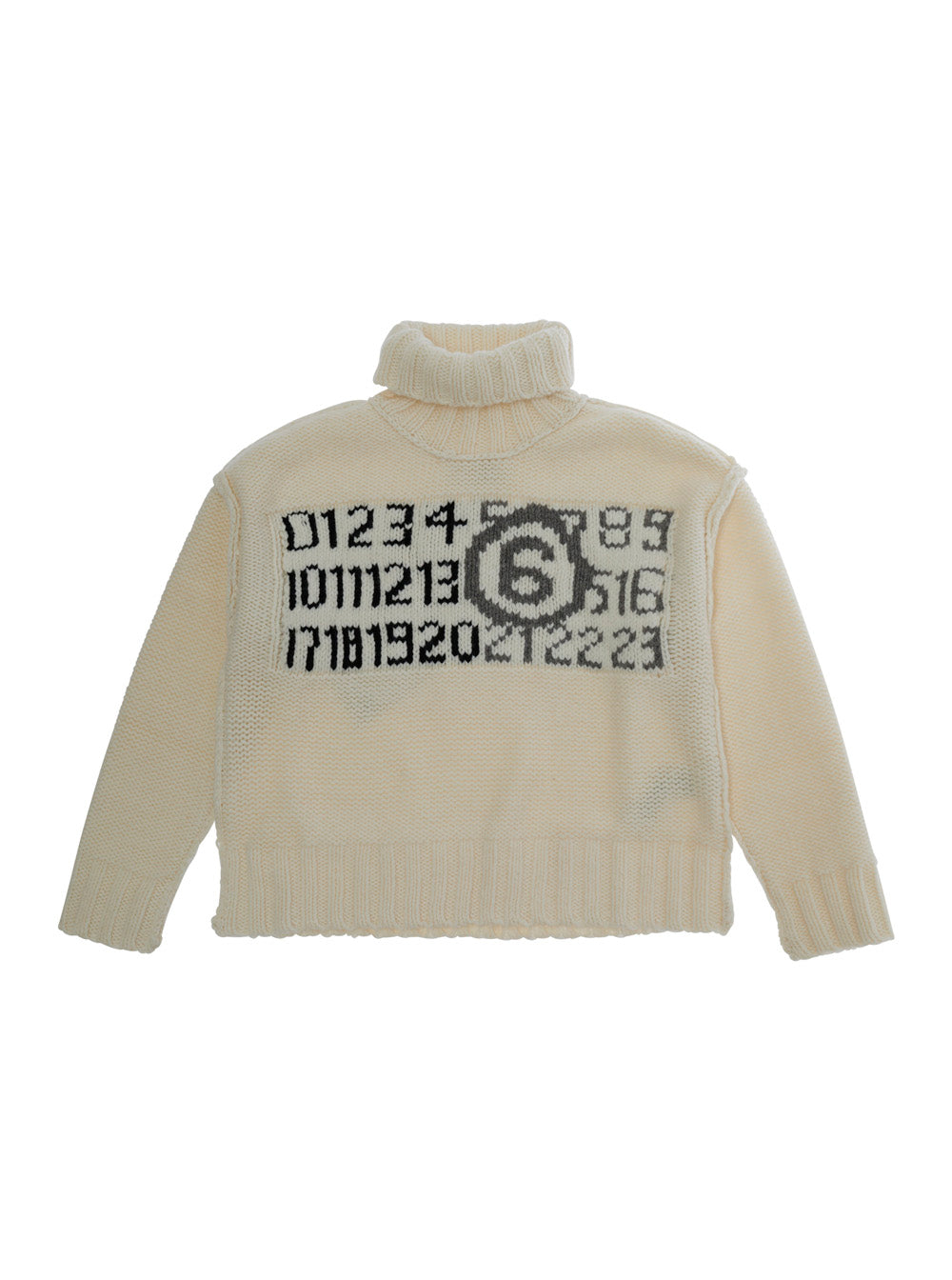 MM6 Maison Margiela Kids Mm6 메종 마르지엘라 키즈 라운드넥 니트 스웨터