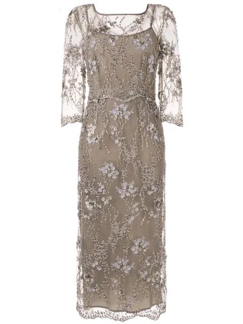 ANTONIO MARRAS 자수 칵테일 드레스