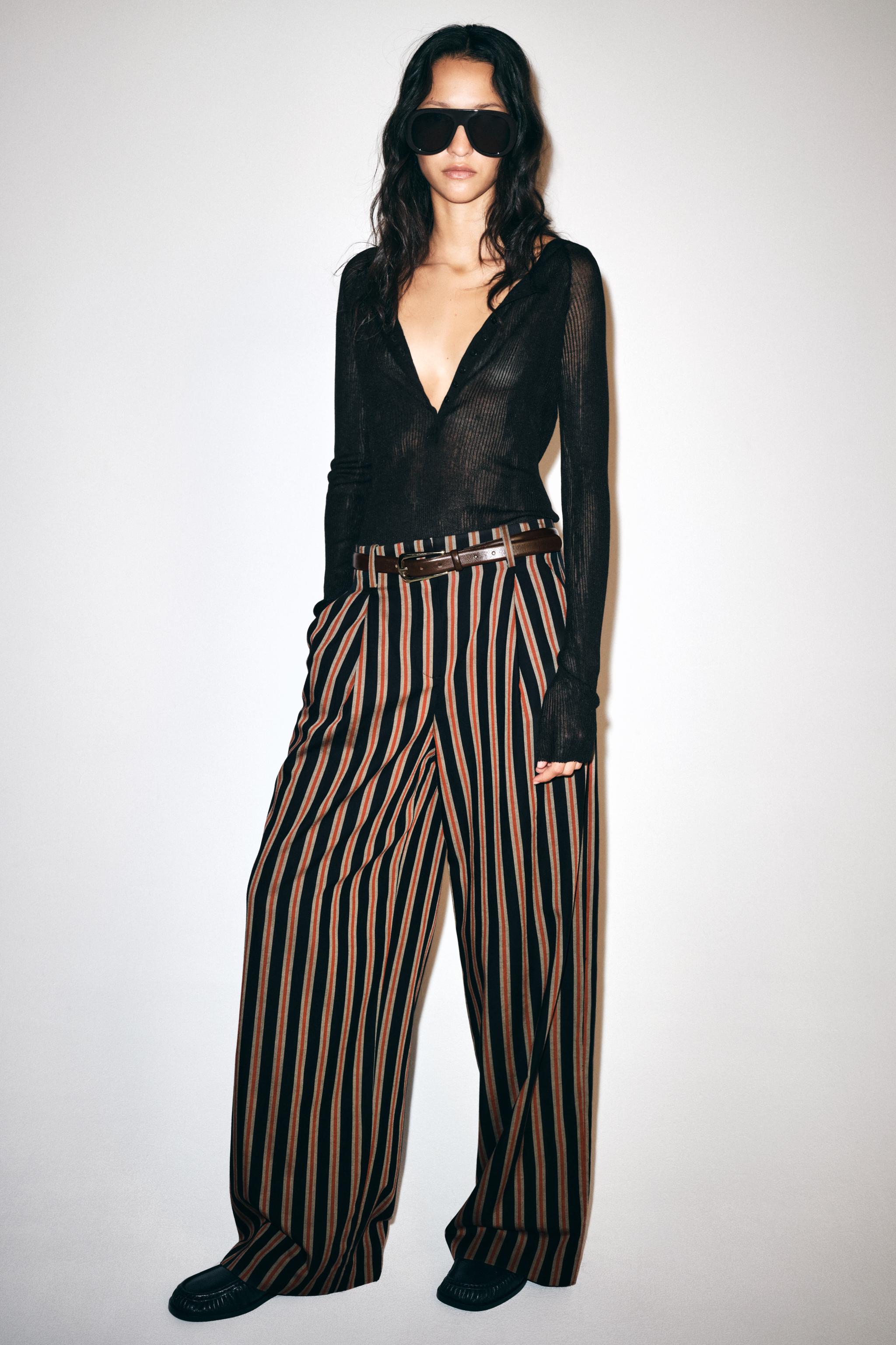 ZARA ZW 컬렉션 플리츠 바지
