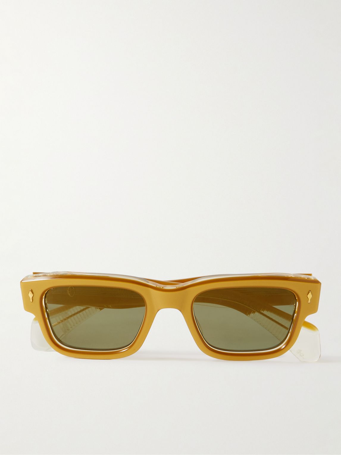 Jef Frame Jeff Square-Frame Acetate and Gold-Tone Sunglasses | JACQUES MARIE MAGE ...