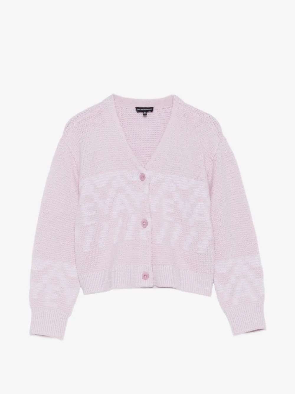 Emporio Armani Kids 브이넥 가디건