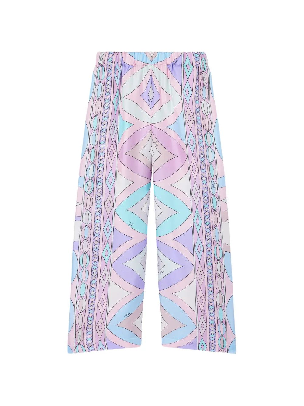 PUCCI KIDS 콜라네 프린트 실크 바지