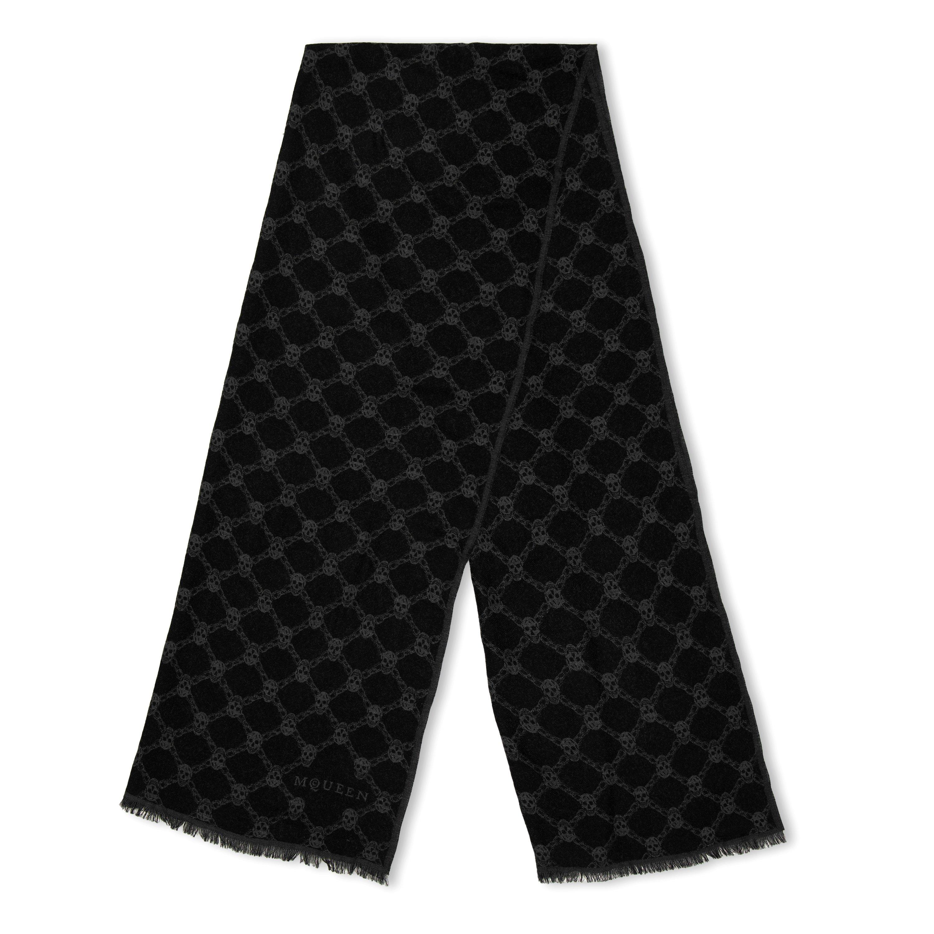 ALEXANDER MCQUEEN 여성 알렉스 체인 해골 스카프