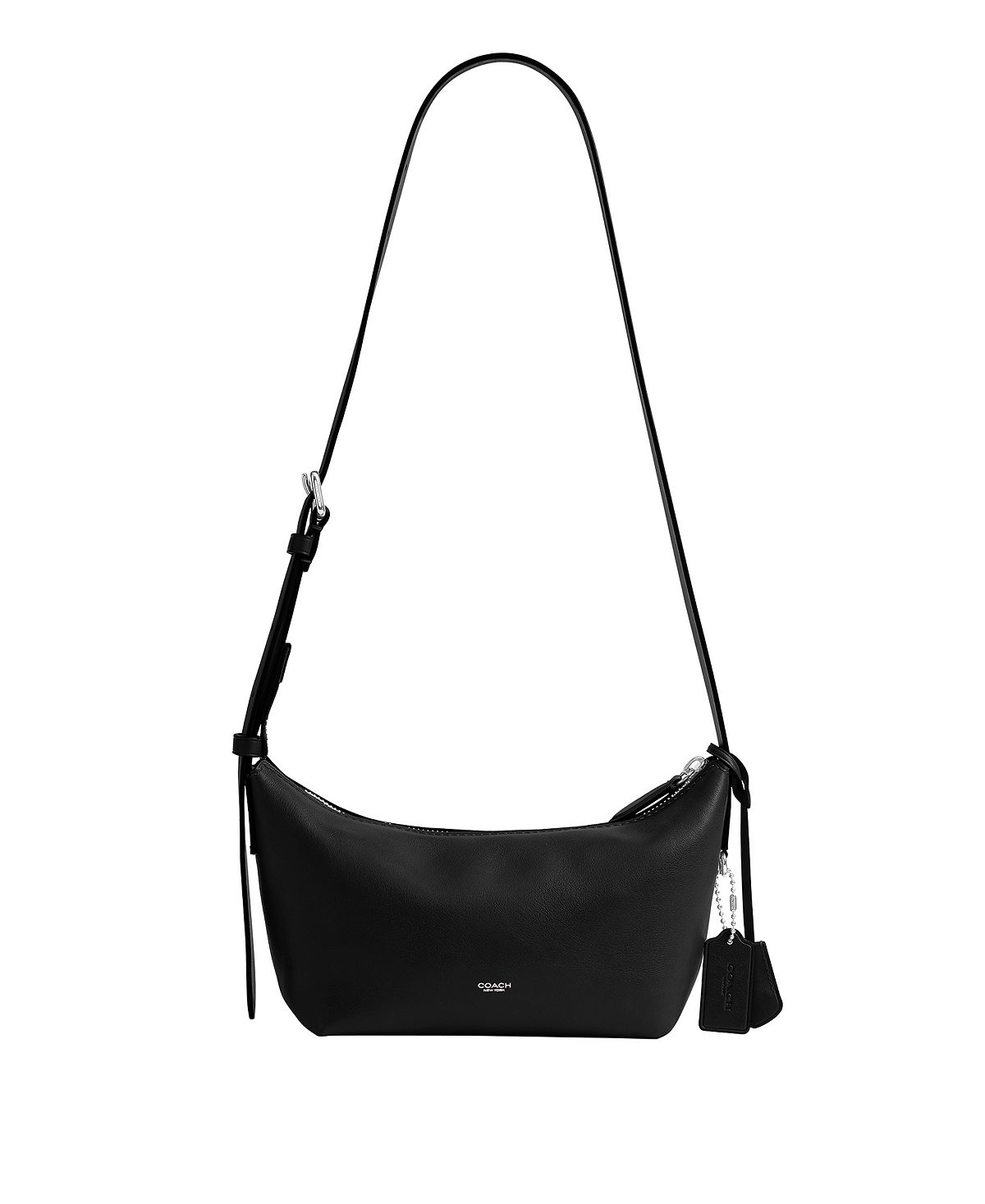 COACH 남성 가죽 모트 슬링백