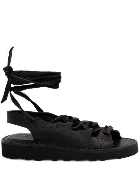 FRACAP 레이스업 가죽 샌들