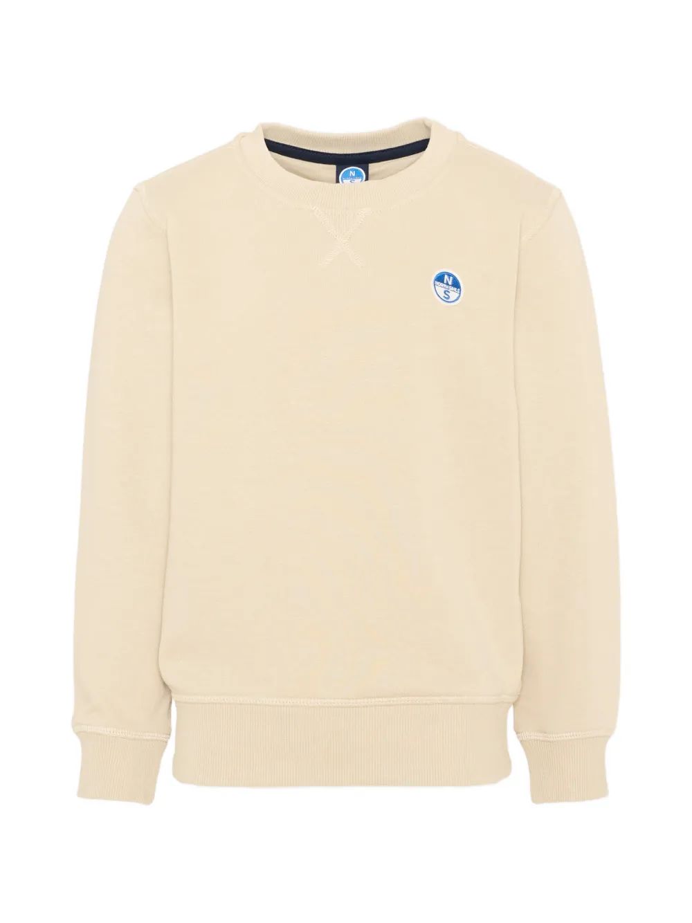 North Sails Kids 로고 패치 크루넥 맨투맨