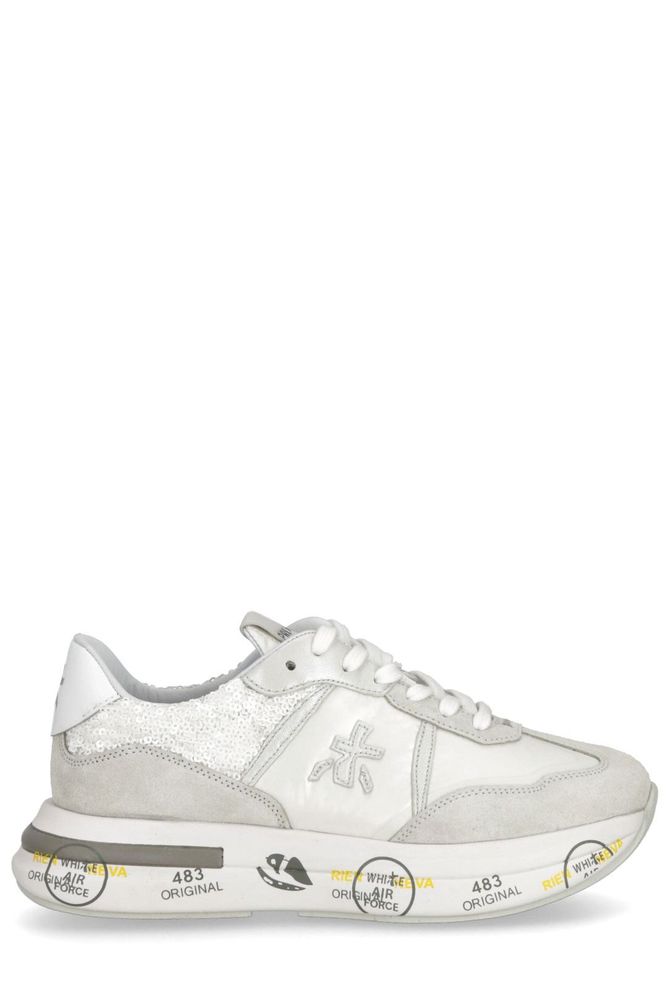 Premiata 카시 스팽글 로우탑 스니커즈
