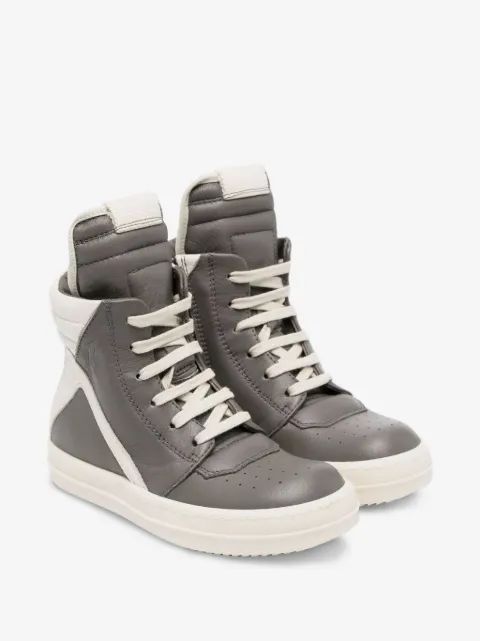 Rick Owens Kids 지오바스켓 하이탑 스니커즈