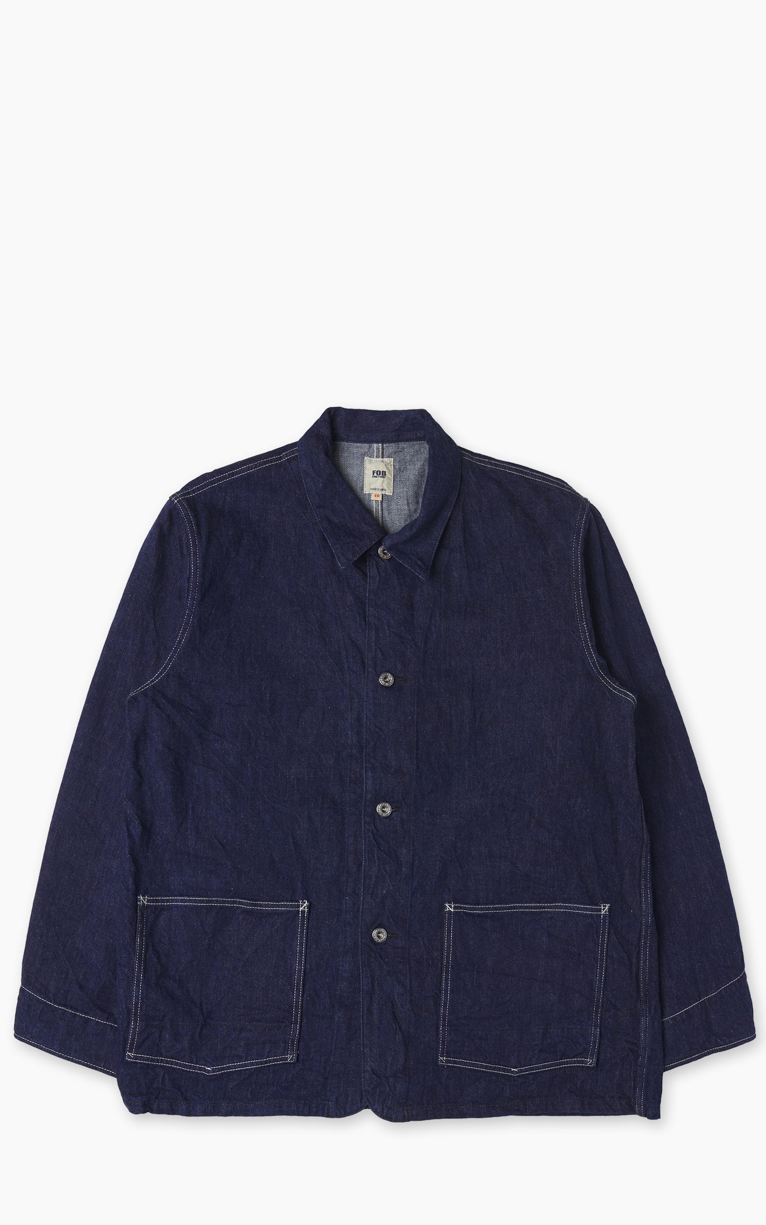 FOB FACTORY F2467 WWII 데님 초어 코트