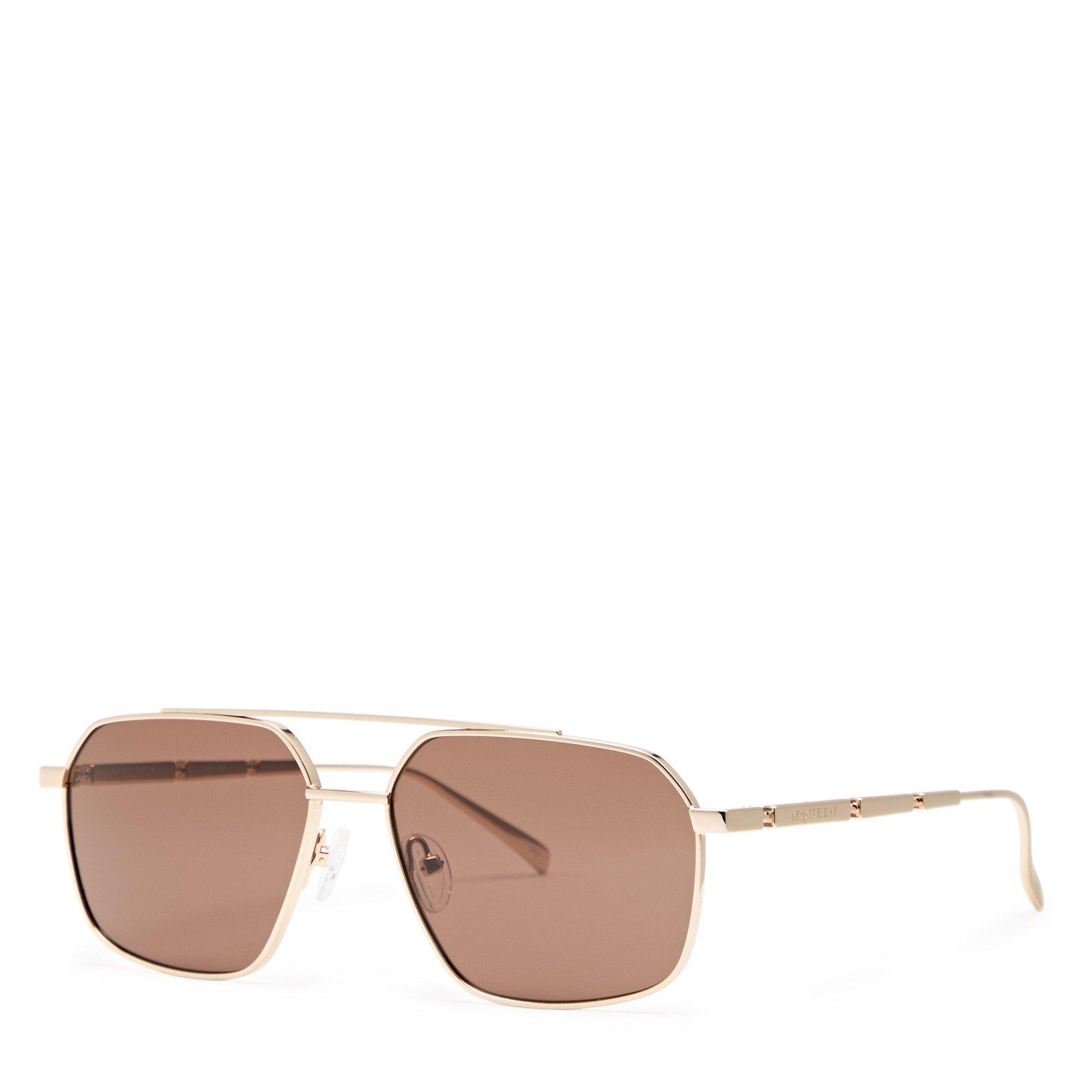 ALEXANDER MCQUEEN AMQ M 에비에이터 메탈 선글라스