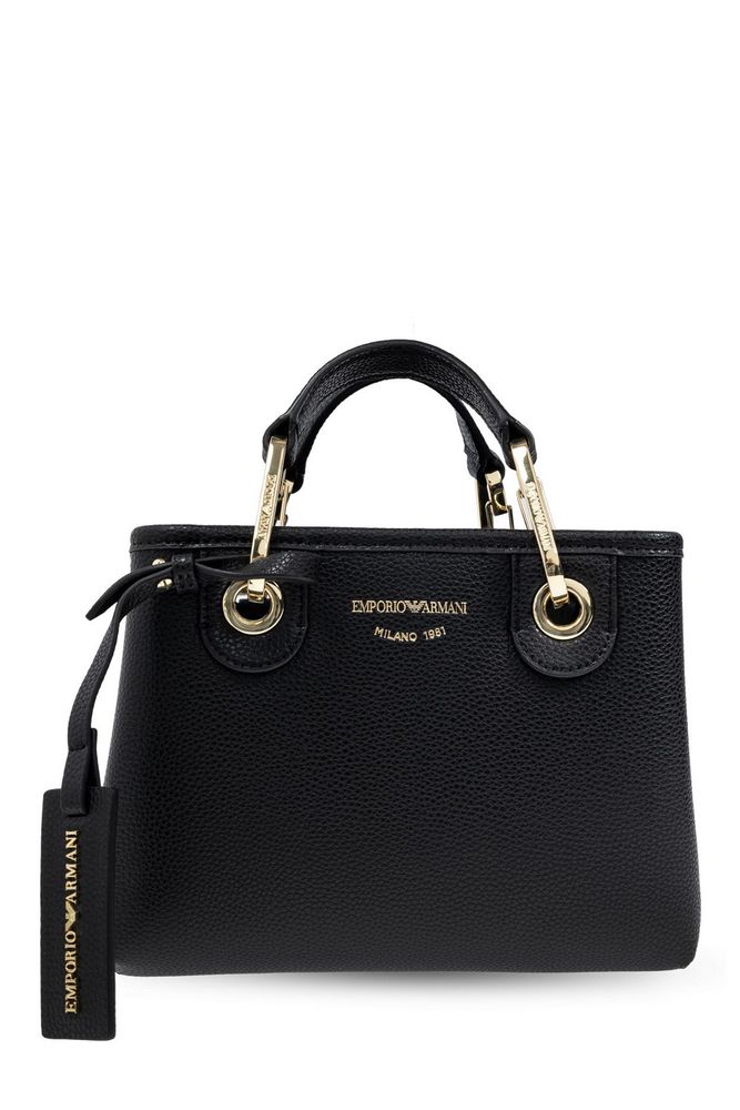 EMPORIO ARMANI 미야 XS 로고 스탬프 쇼핑백