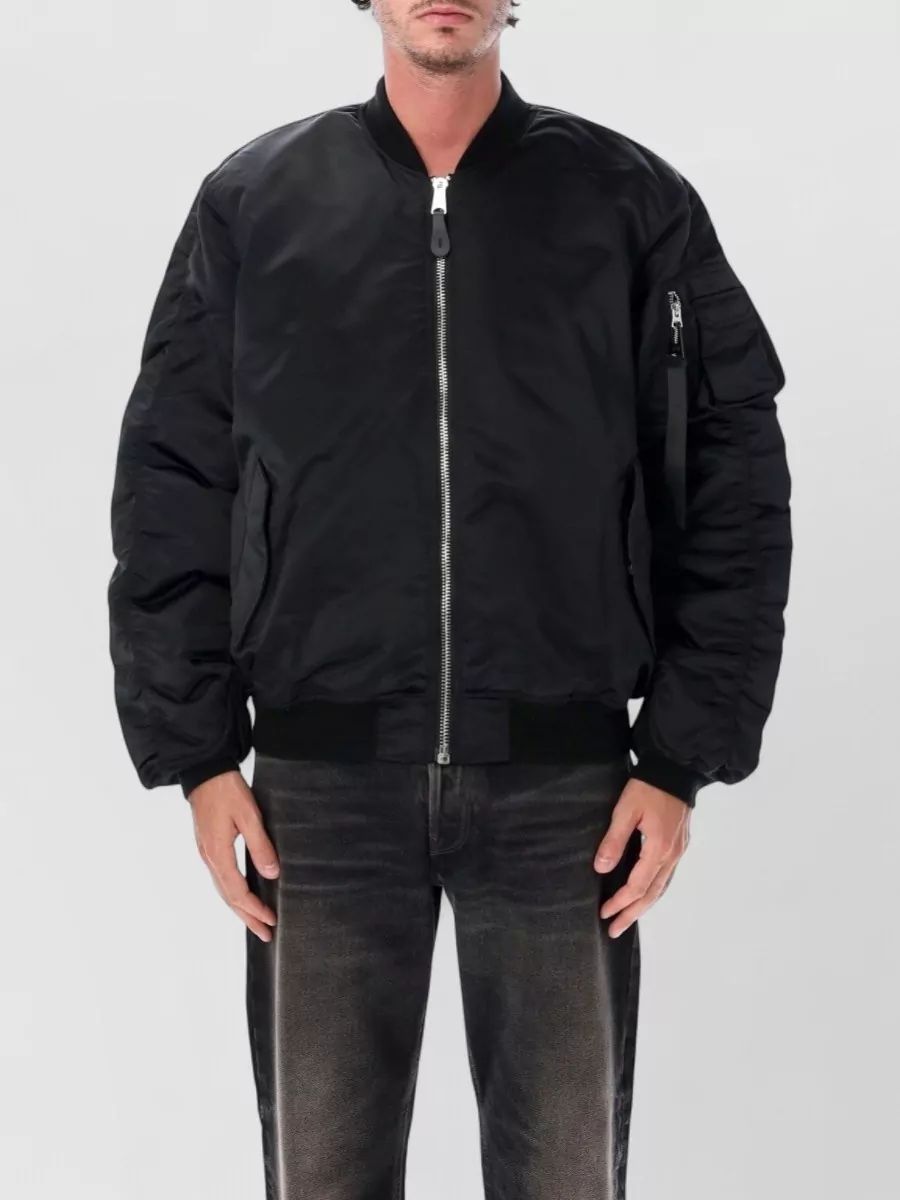 Alpha Industries 퀼팅 릴렉스핏 패딩 봄버 자켓