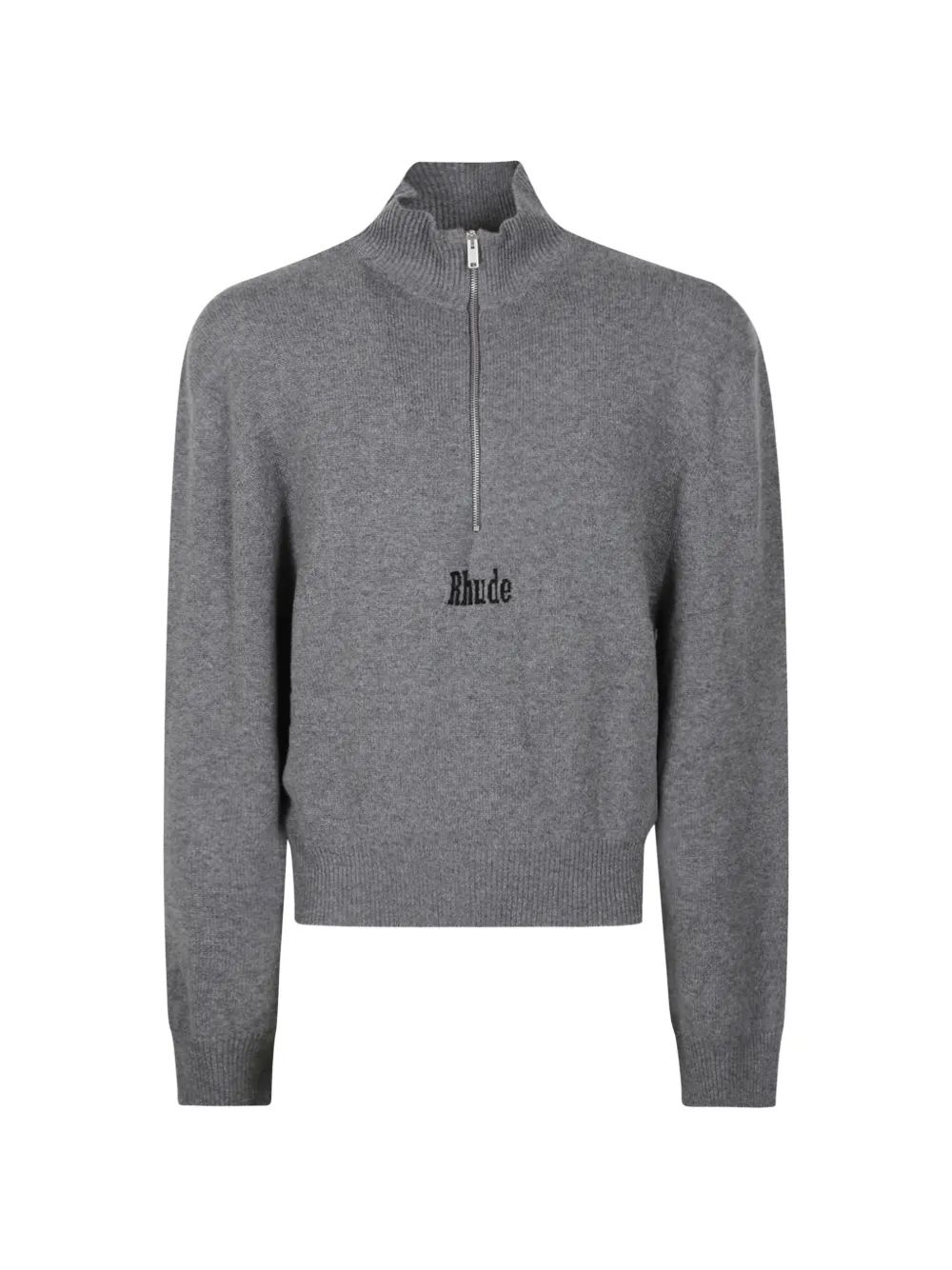 Rhude 로고 자수 캐시미어 스웨터