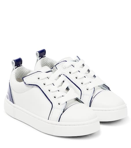 Christian Louboutin Kids Funnyto 레더 스니커즈