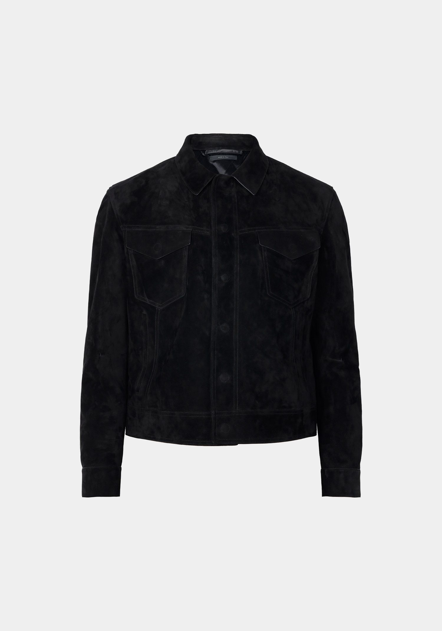 TOMFORD 톰포드 블랙 스웨이드 웨스턴 자켓 LBI002 LMS028 LB999