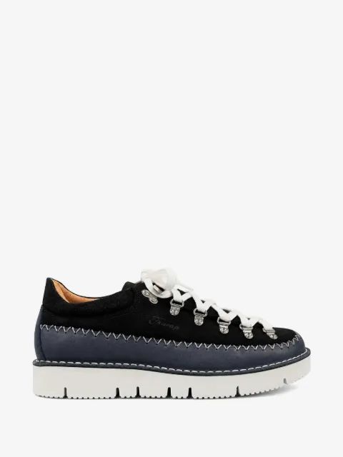 FRACAP 콘트라스트 스티치 레이스업 부츠